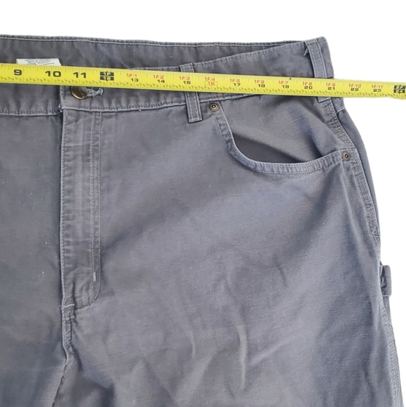 Carhartt Carpenter Gray Loose Fit Pants. 41 x 28. - Picture 8 of 11